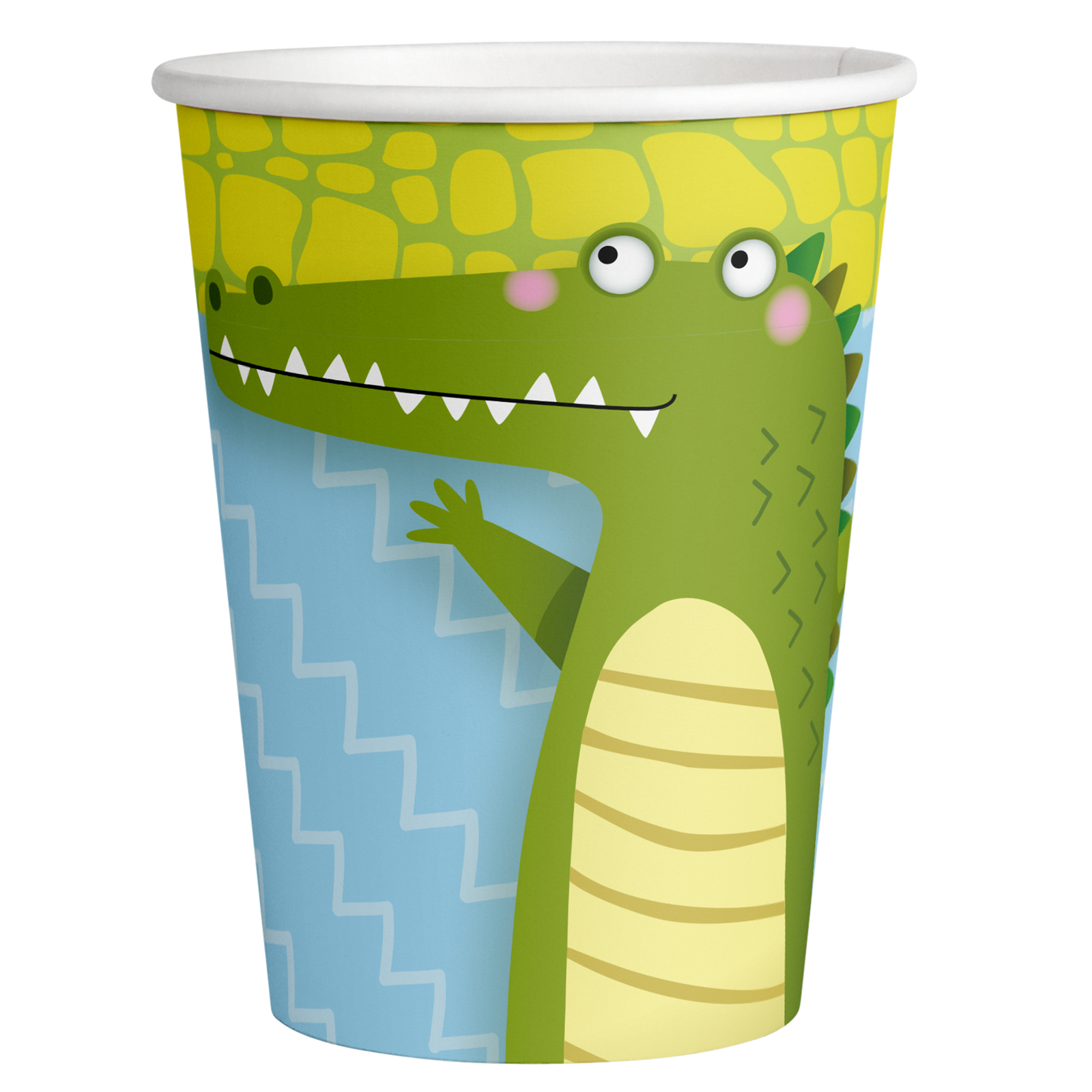 8 gobelets en papier ALLIGATOR PARTY