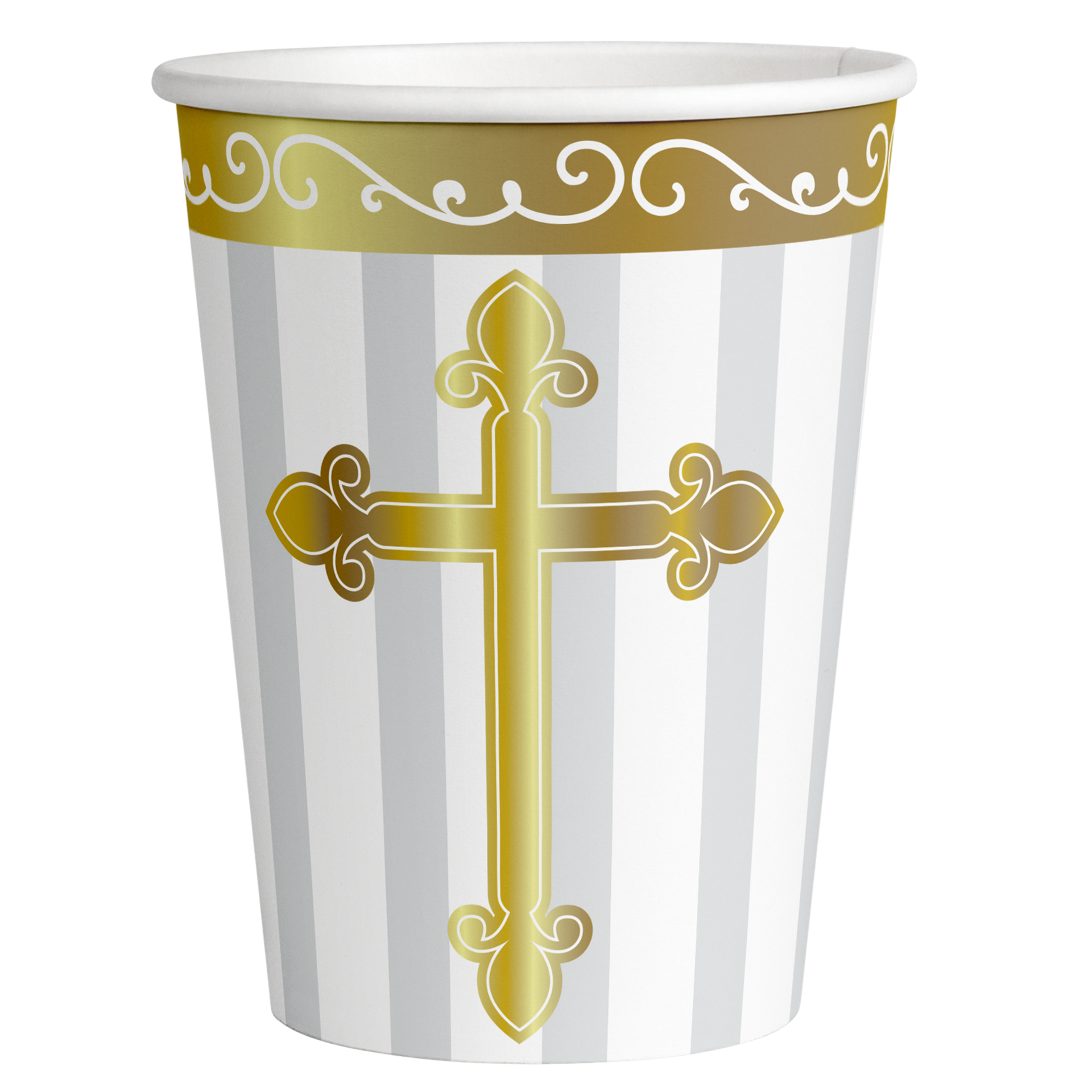 8 verres Divinity Gold 250 ml