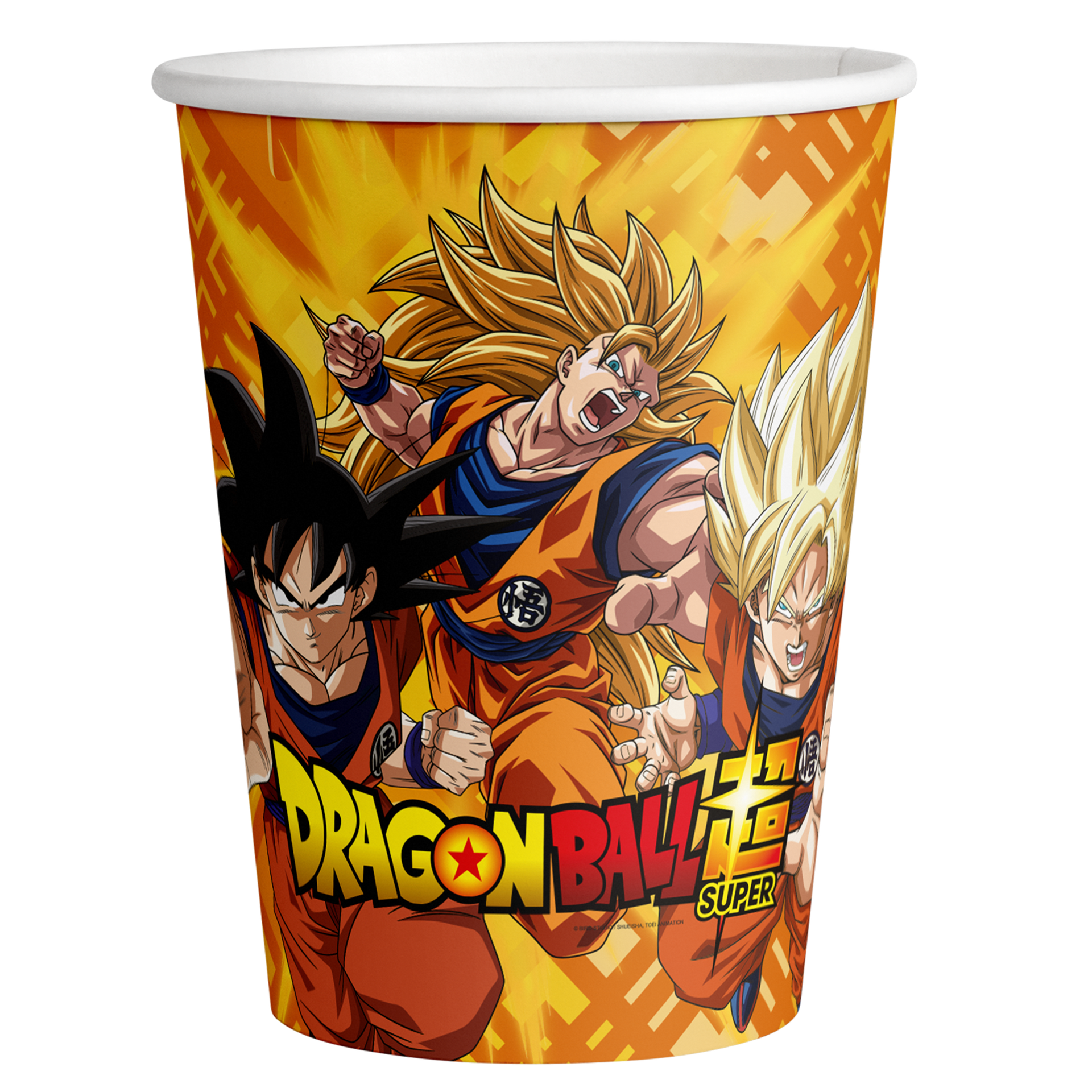 8 verres Dragon Ball 250 ml