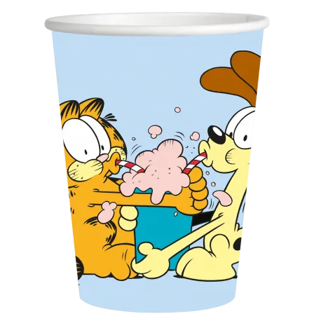 8 verres Garfield 250 ml