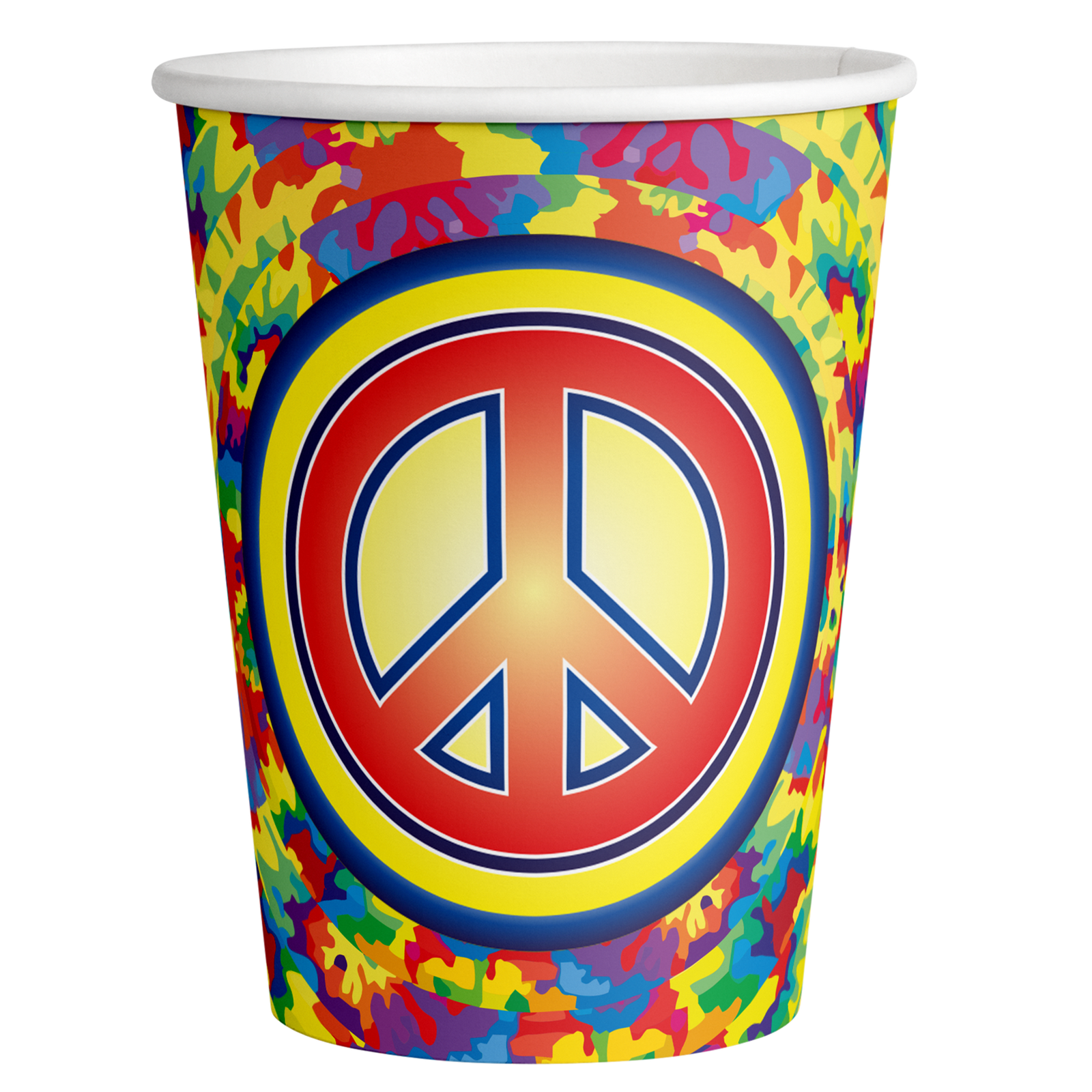 8 gobelets Hippie de 250 ml