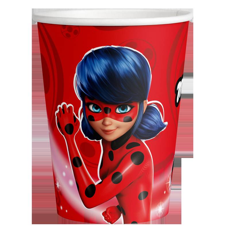 8 verres coccinelle 250 ml