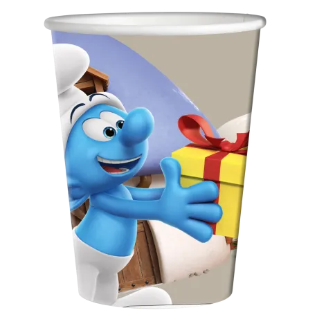 8 tasses Schtroumpfs 250 ml