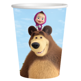 8 verres Masha et Michka 250 ml