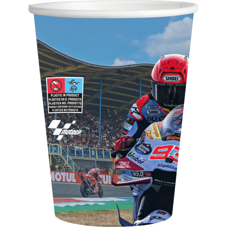 8 verres Moto GP 250 ml