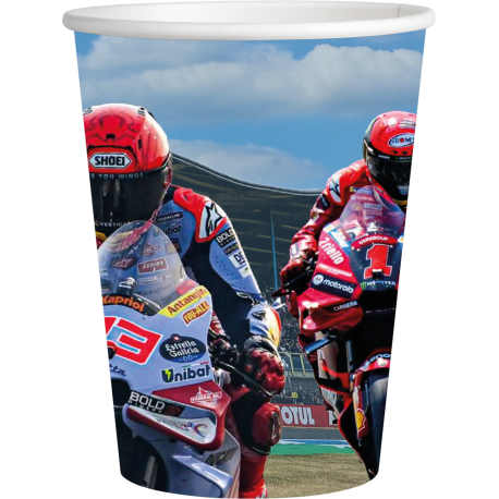 8 verres Moto GP 250 ml