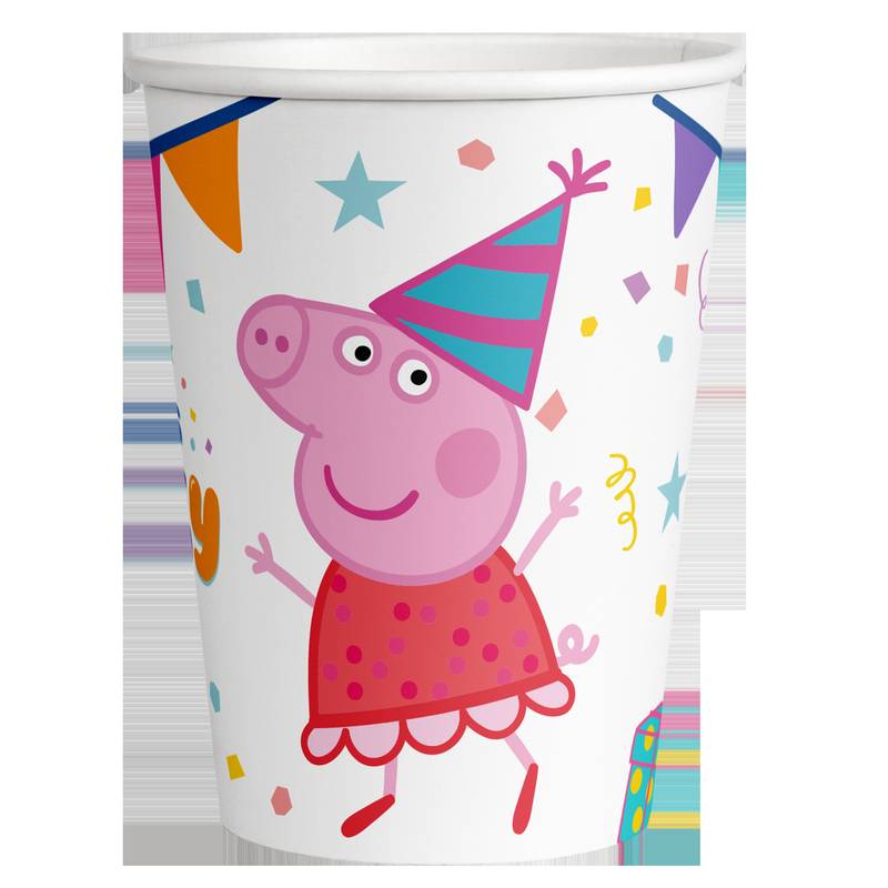 8 tasses Peppa Pig de 250 ml