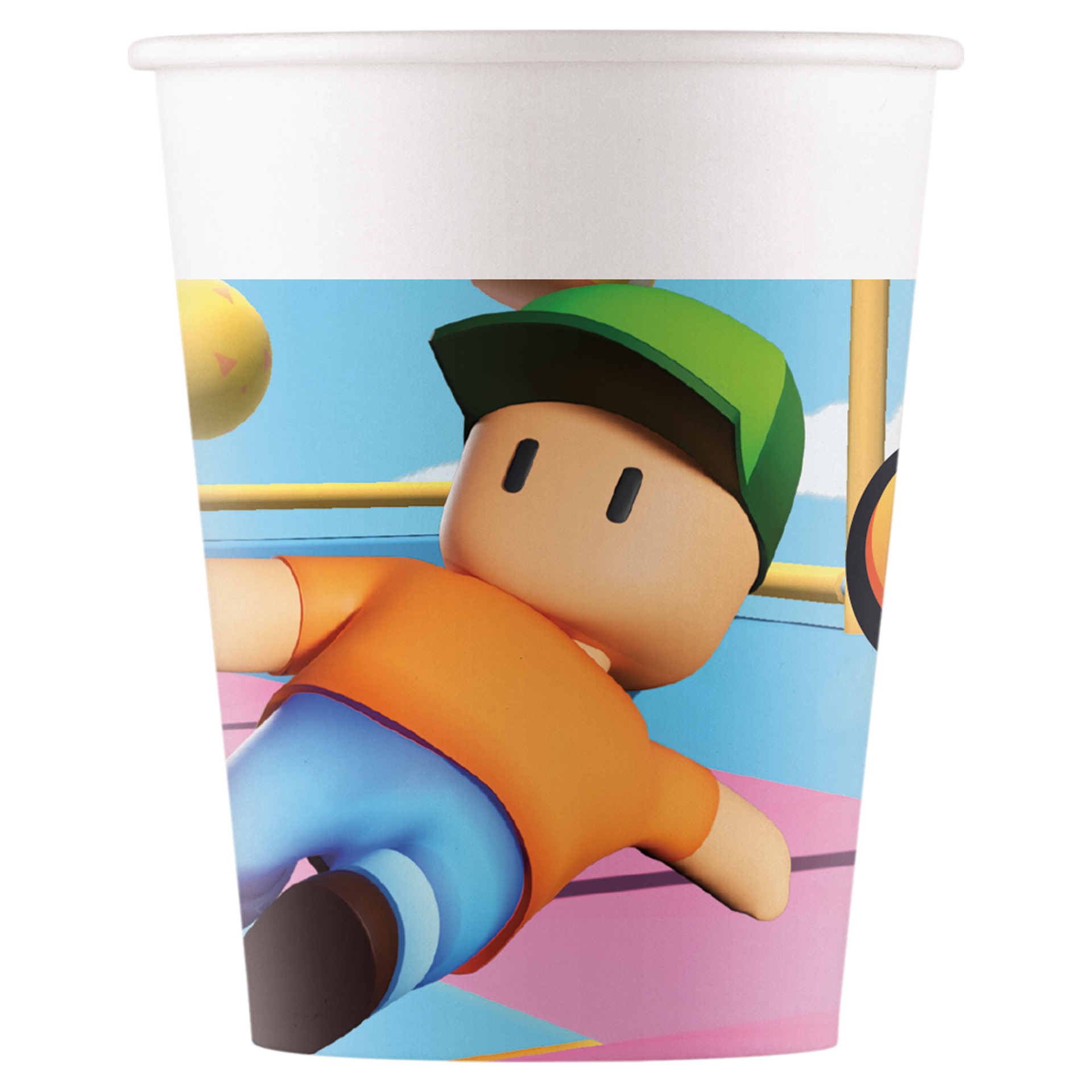 8 verres Stumble Guys de 200 ml