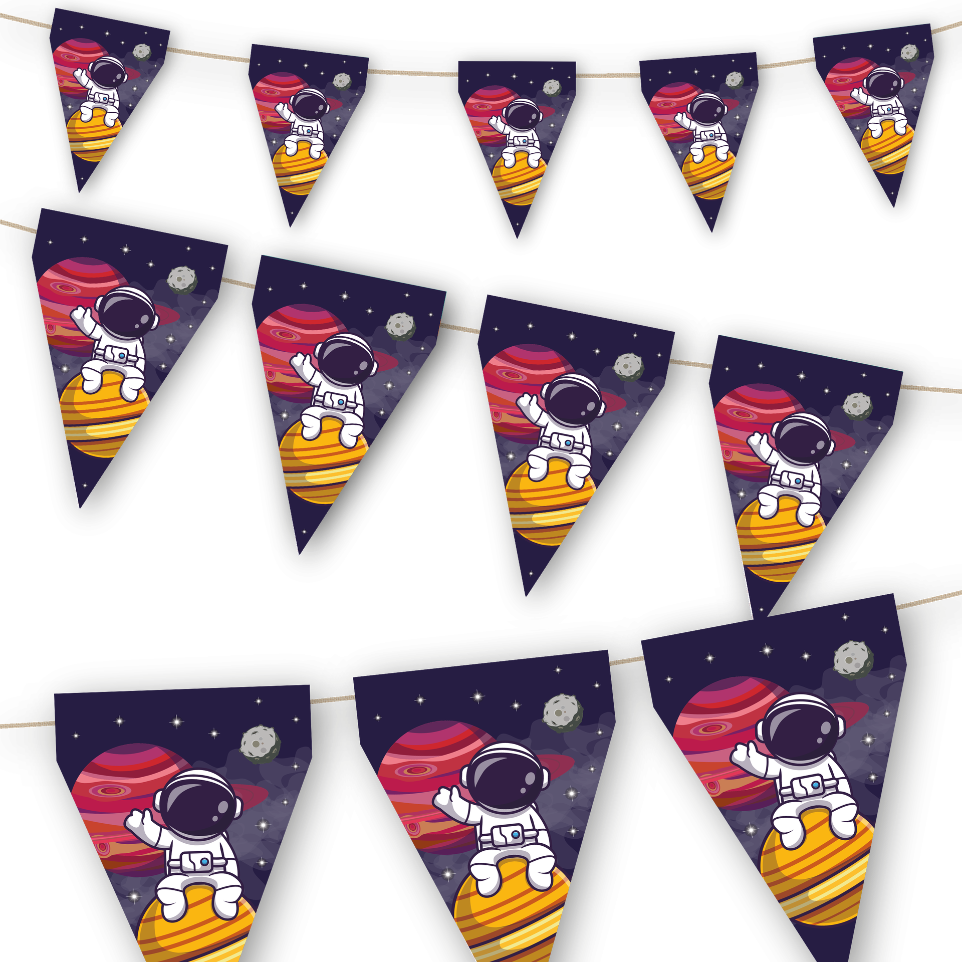 Fanion d'astronaute, 3 mètres