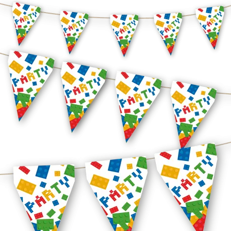 Bannière de fête de quartier de 3 mètres