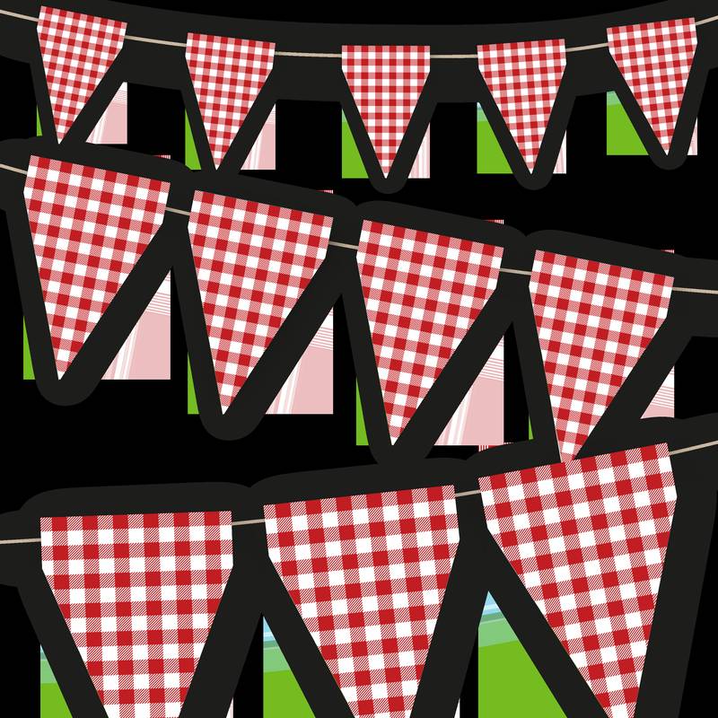 Fanion de pique-nique de 3 mètres