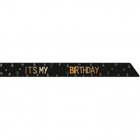 Écharpe d'anniversaire personnalisable