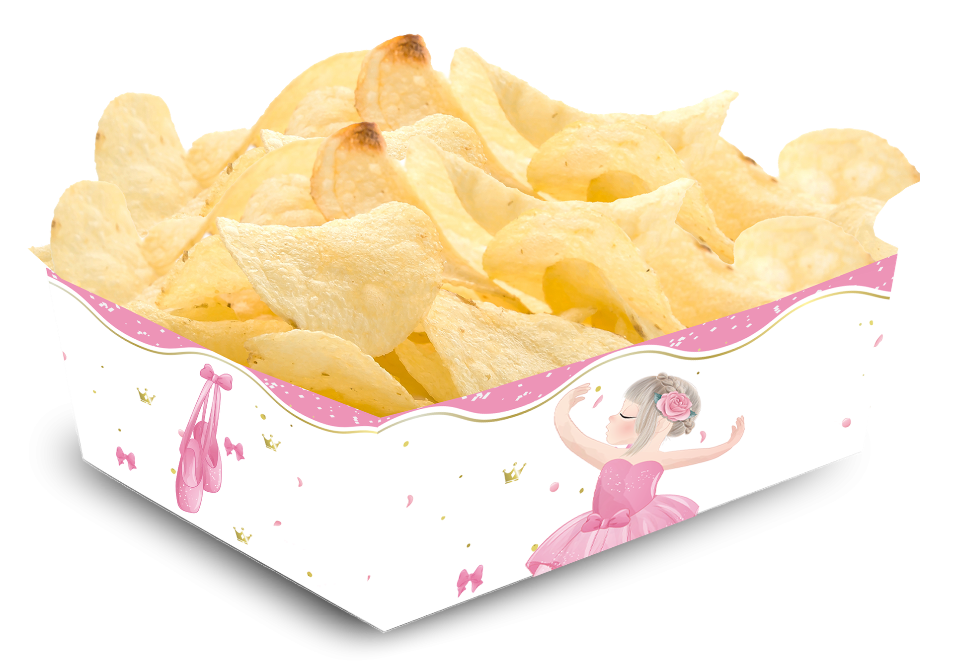 Plateau de fête de ballet 15 x 11 x 6 cm