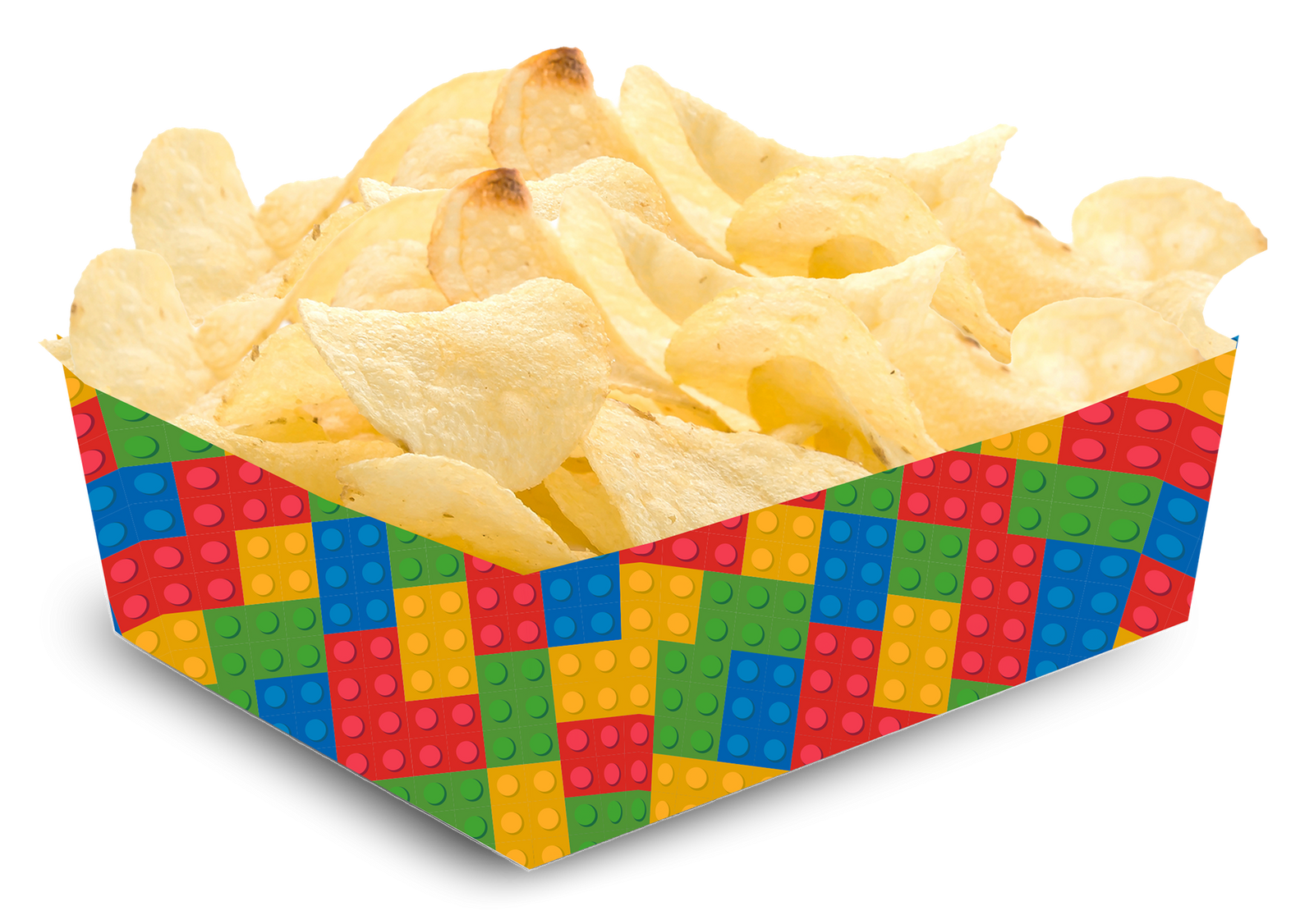 PLATEAU POUR FÊTE DE BLOCS 15 x 11 x 6 cm