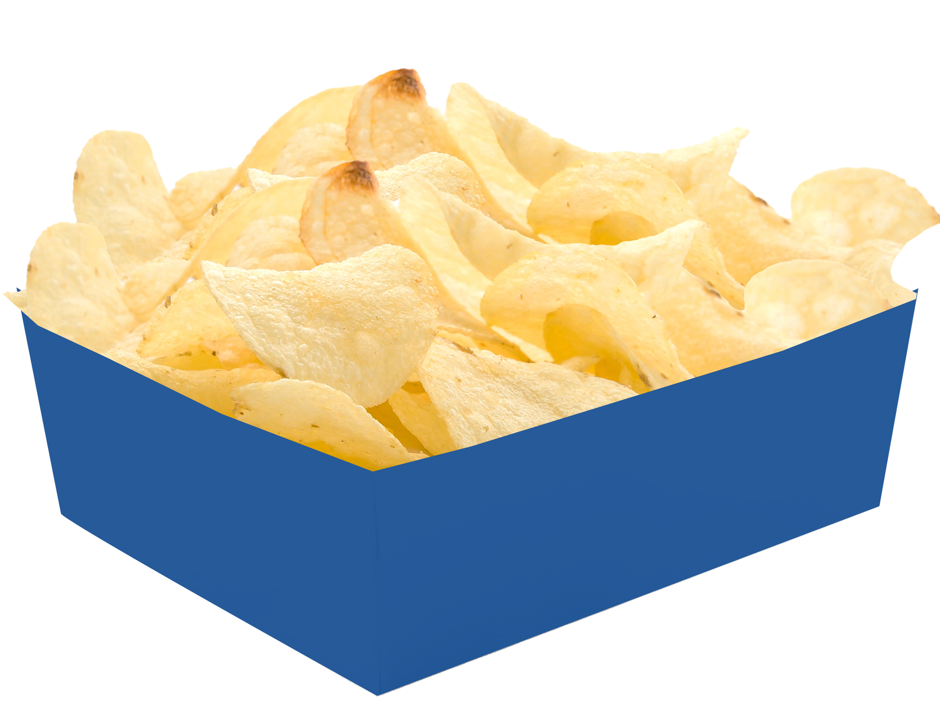 Plateau bleu 15 x 11 x 6 cm