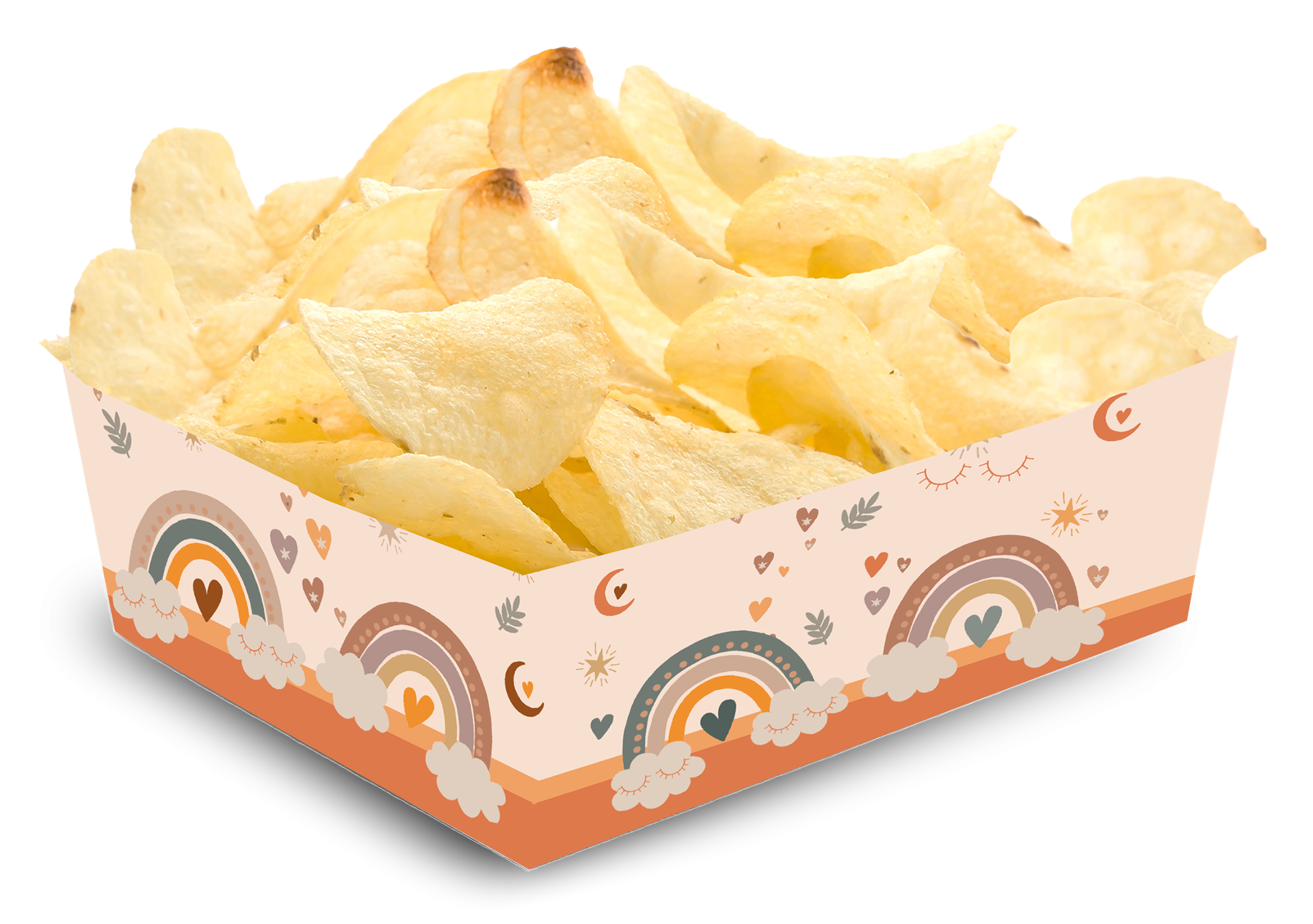 Plateau arc-en-ciel bohème 15 x 11 x 6 cm