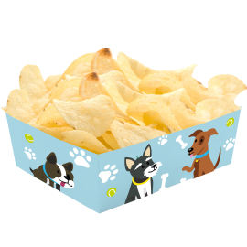 Plateau pour fête de chiens 15 x 11 x 6 cm