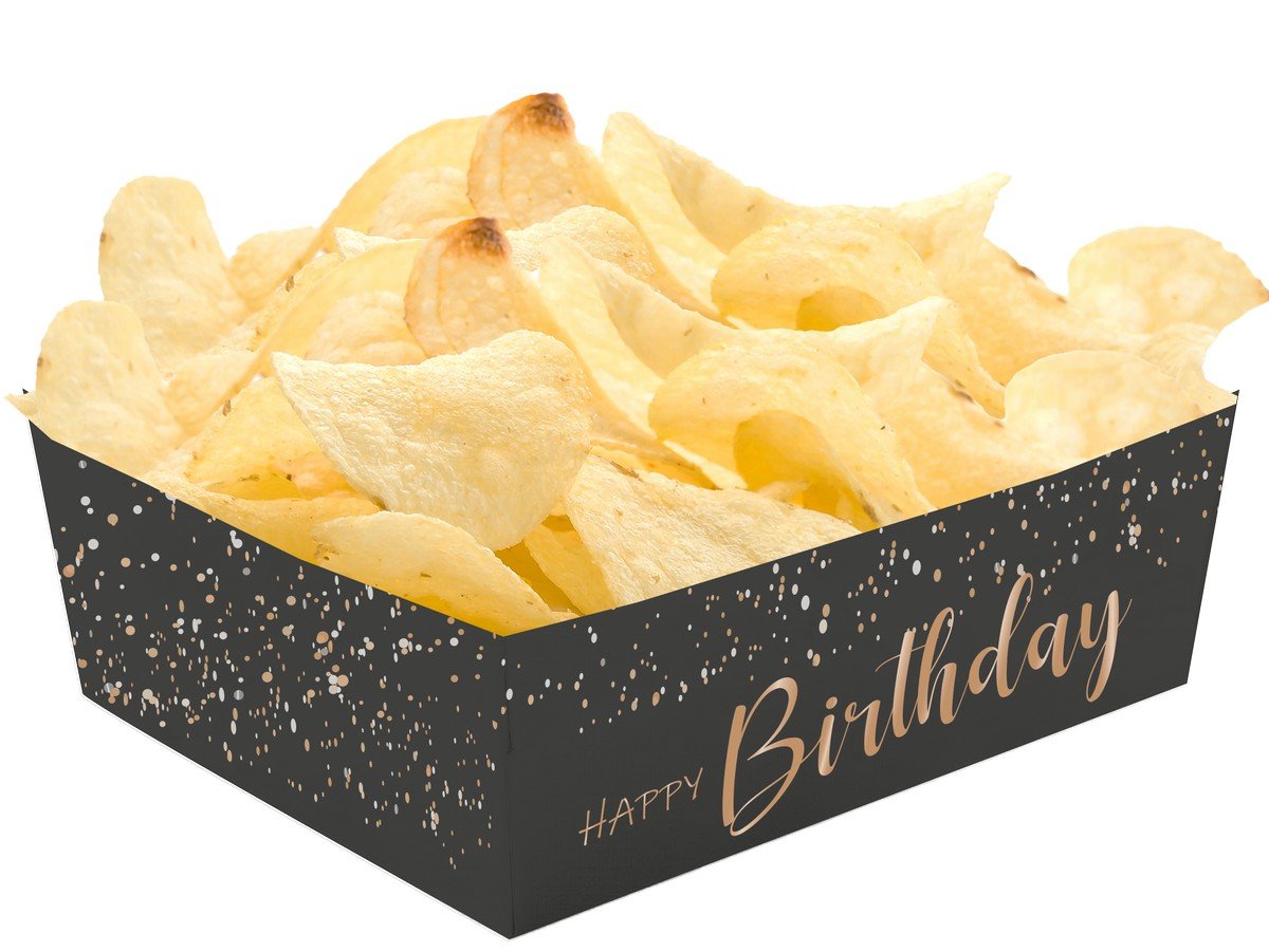 Plateau ÉLÉGANT DORÉ 15 x 11 x 6 cm