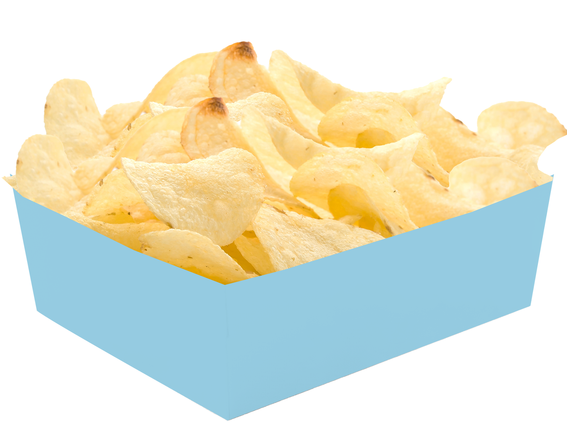 Plateau bleu pastel 15 x 11 x 6 cm