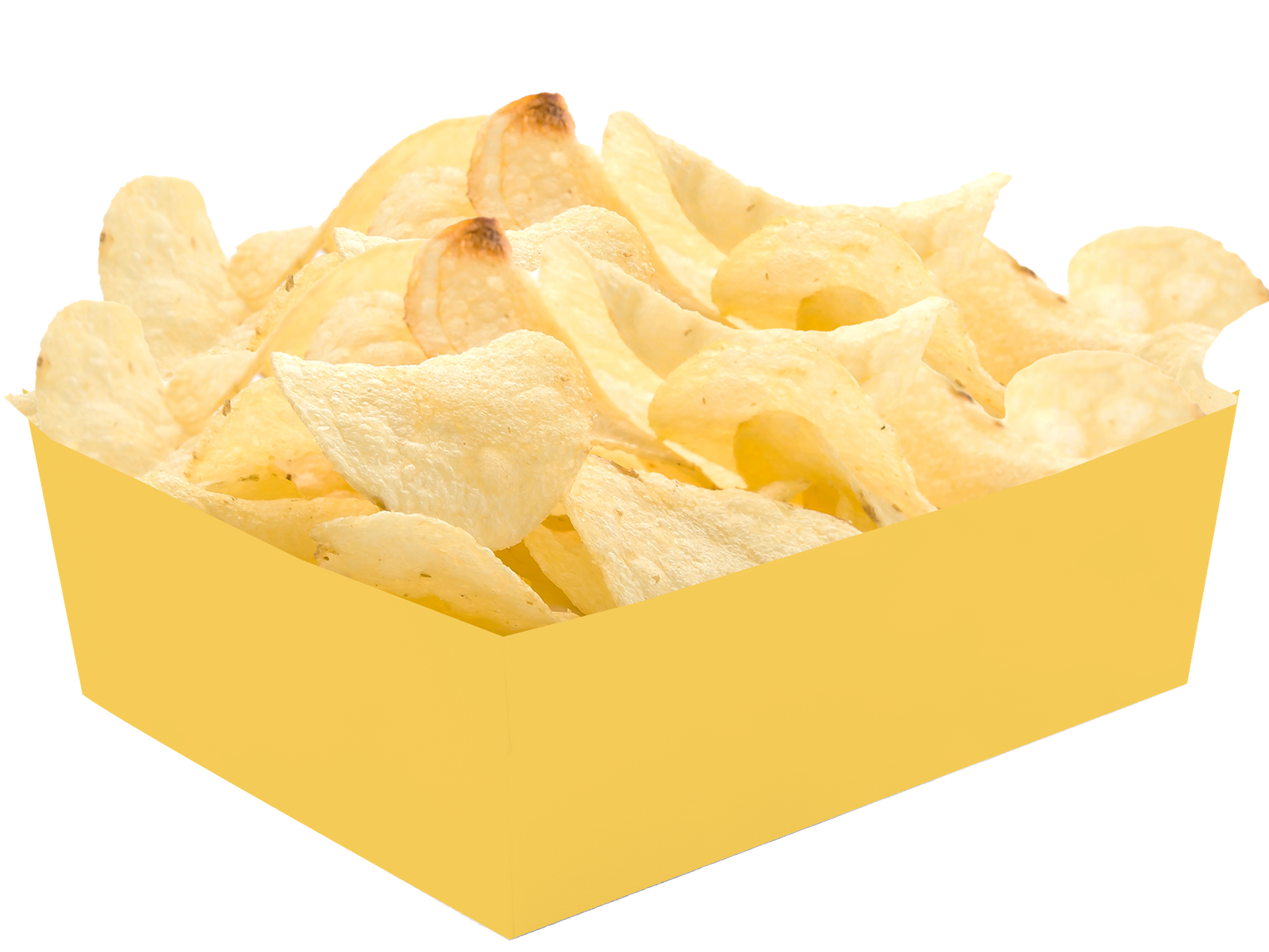 Plateau jaune 15 x 11 x 6 cm