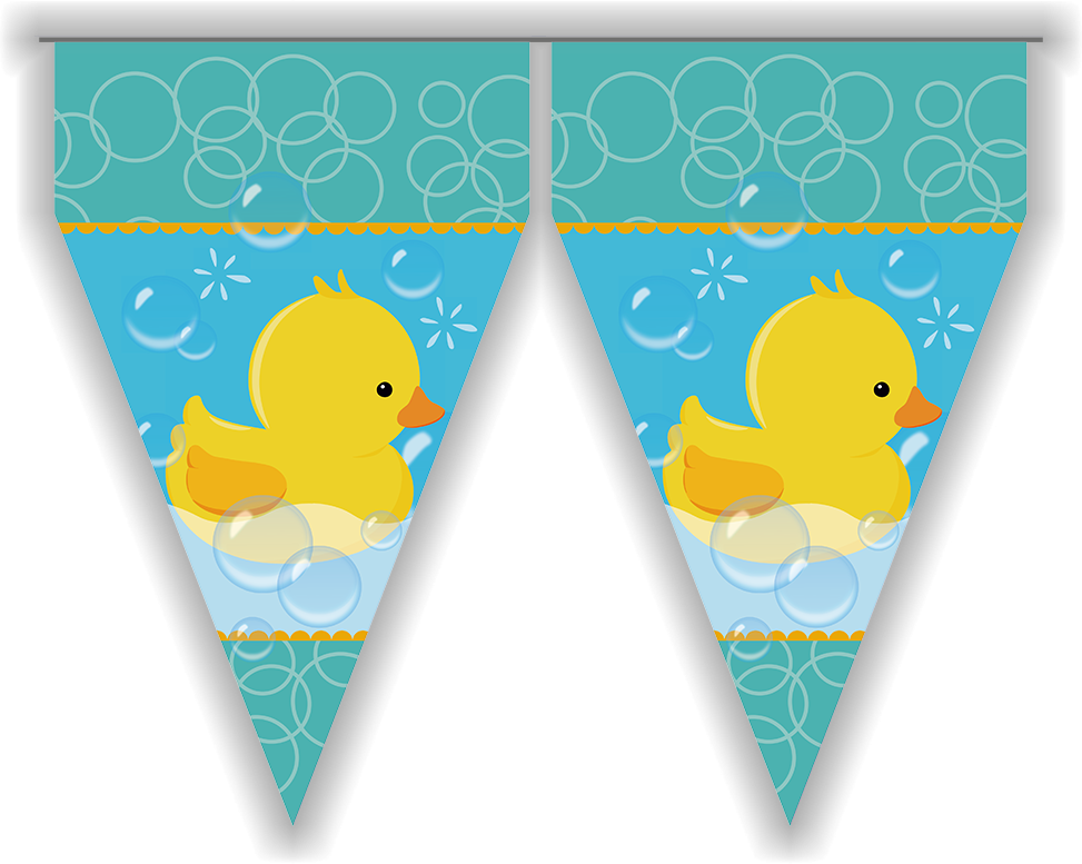 Fanion « Bain moussant », 3 mètres