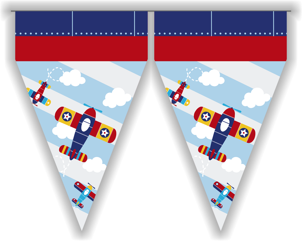 Fanion LIL AIRPLANE de 3 mètres
