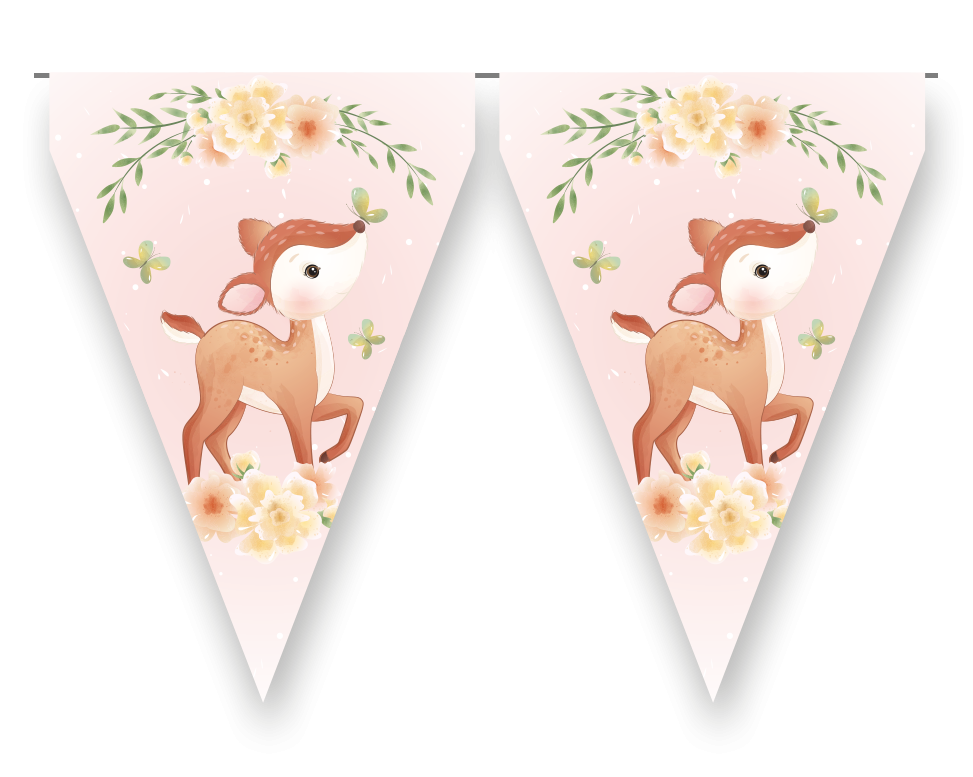 Fanion Petit Cerf, 3 mètres