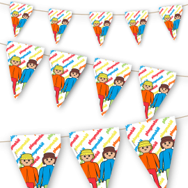 Fanion Playmobil 3 m