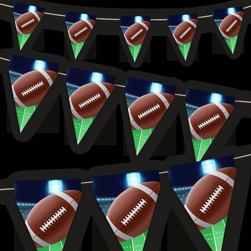 Fanion de rugby de 3 mètres