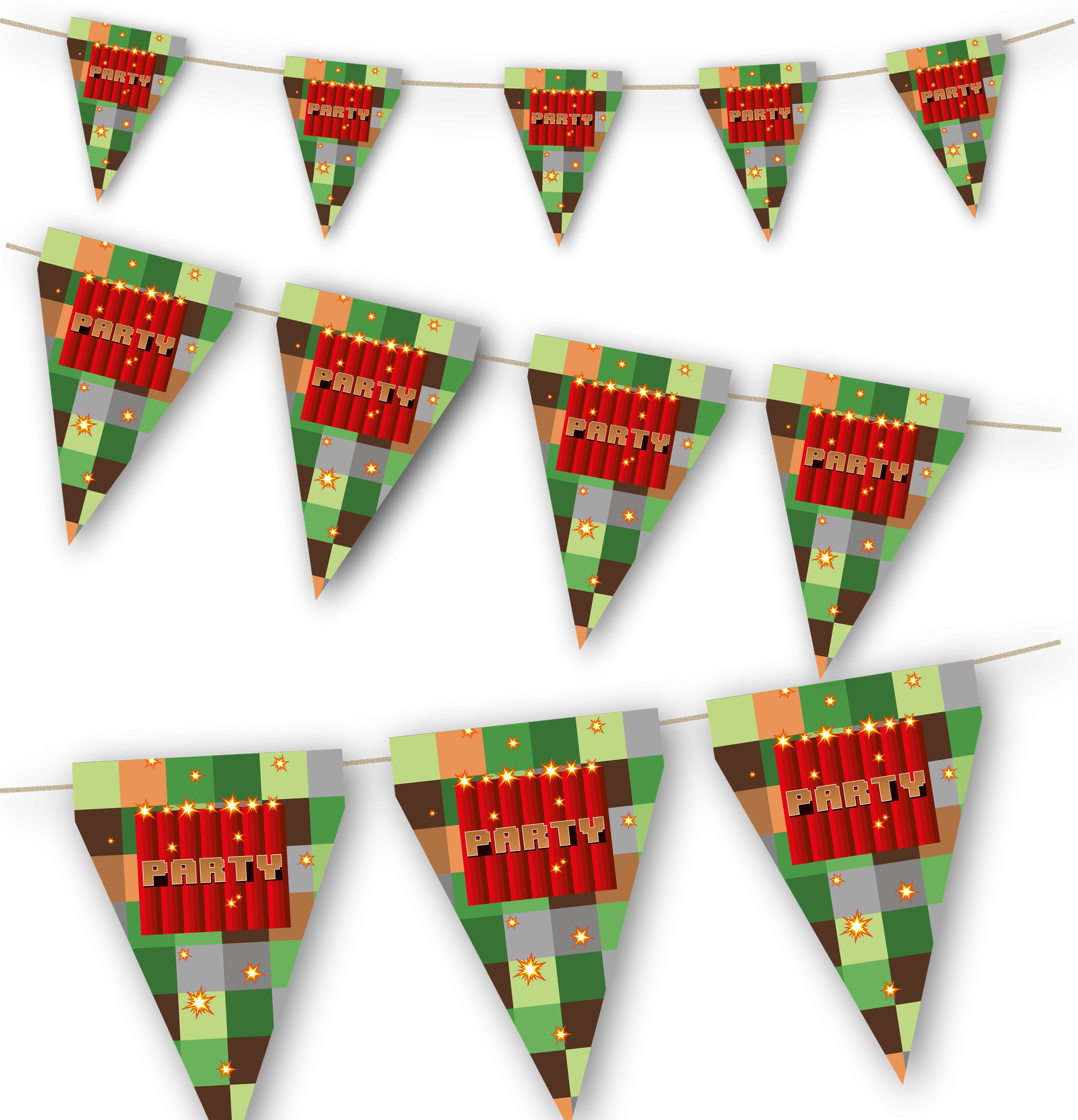 Bannière TNT Party 3m