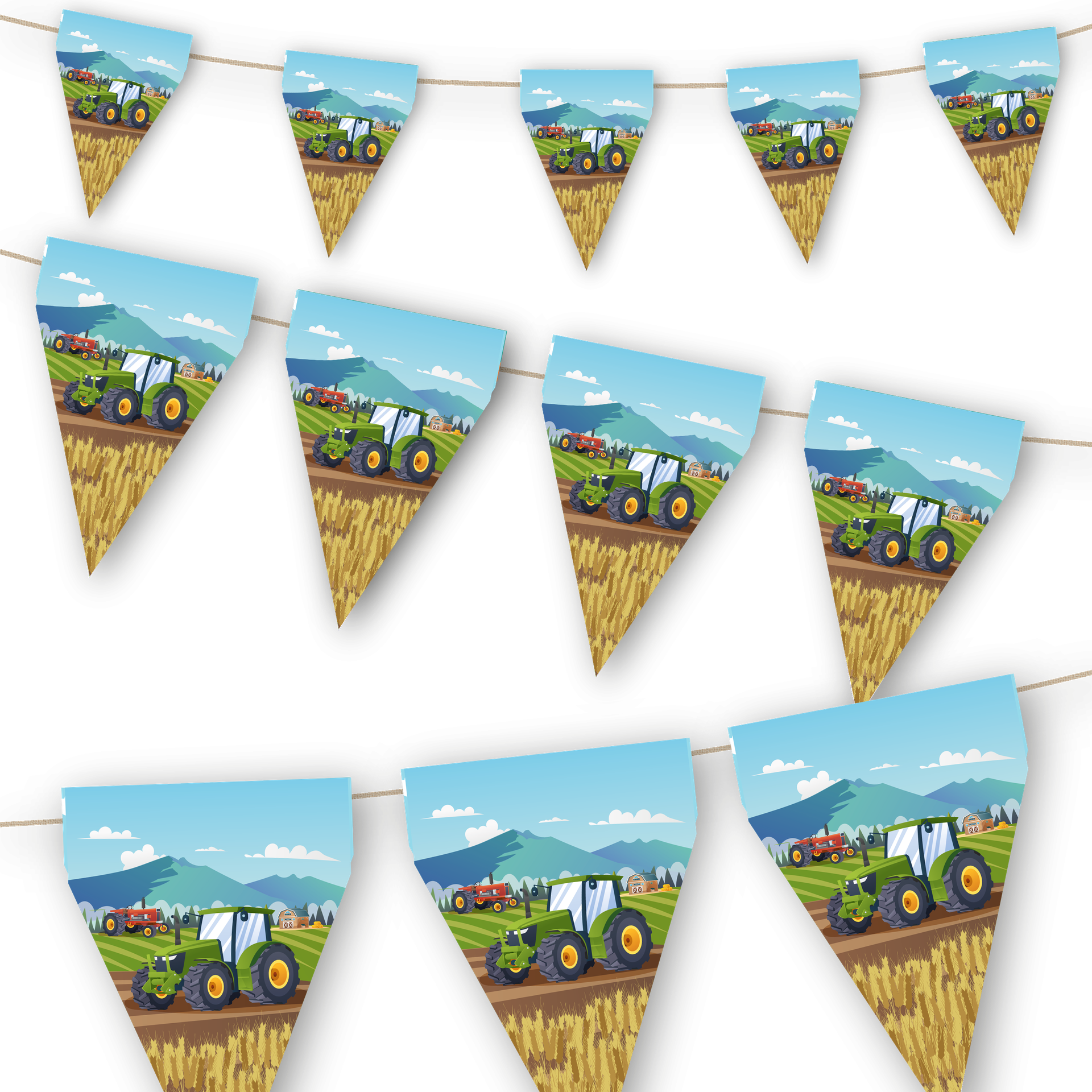 Fanion de tracteur de 3 mètres