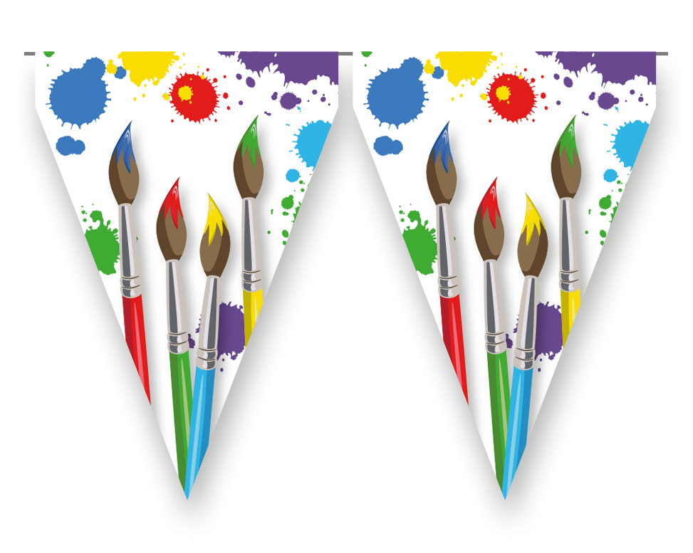 Fanion Art Party, 3 mètres