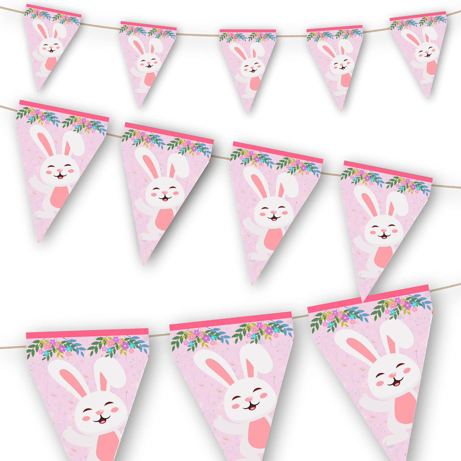 Fanion lapin 3 m