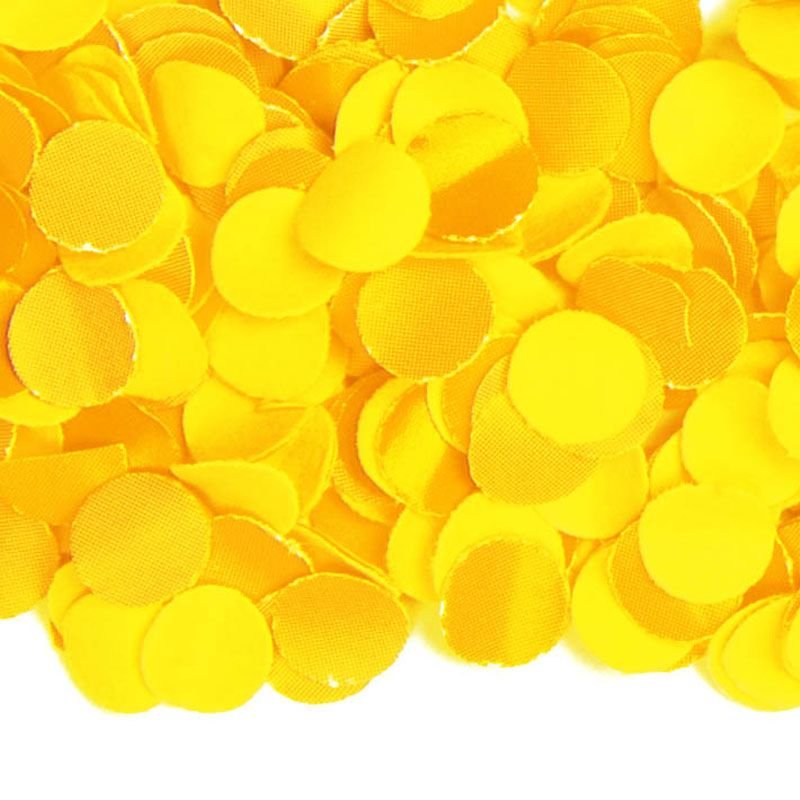Sachet de 1 kg de confettis jaunes