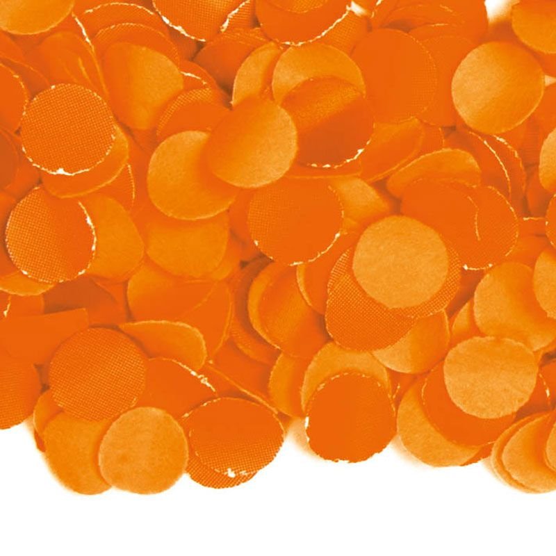Sachet de 1 kg de confettis orange