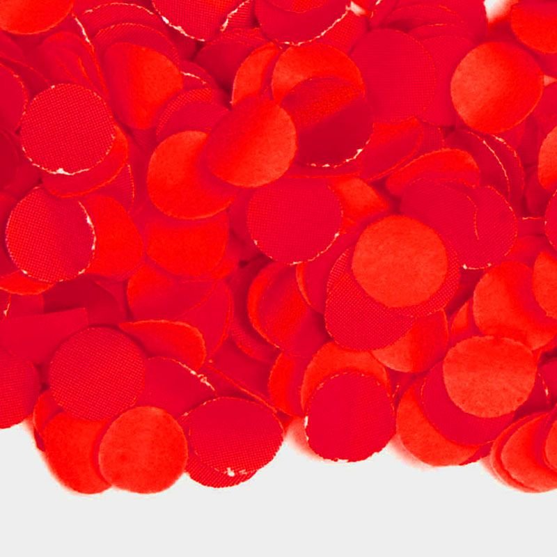 Sachet de 1 kg de confettis rouges