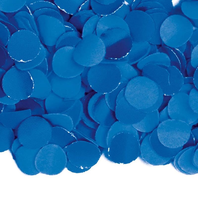 Sachet de confettis bleus de 100 grammes