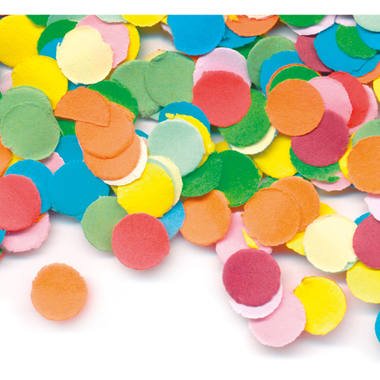 Sachet de confettis 100 grammes multicolore