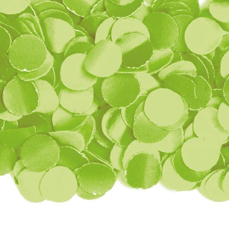 Sachet de confettis verts de 100 grammes