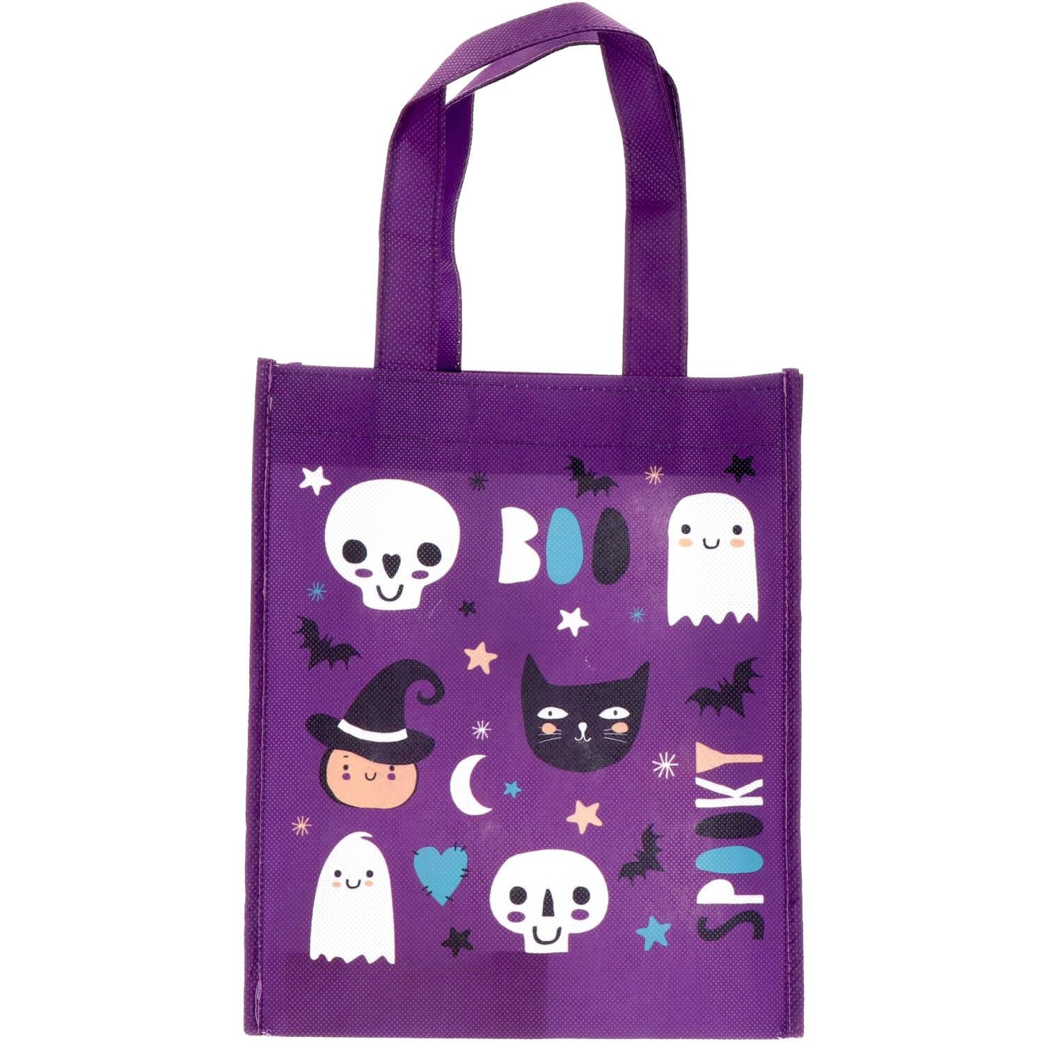 Sac Halloween lilas 21 x 23 cm