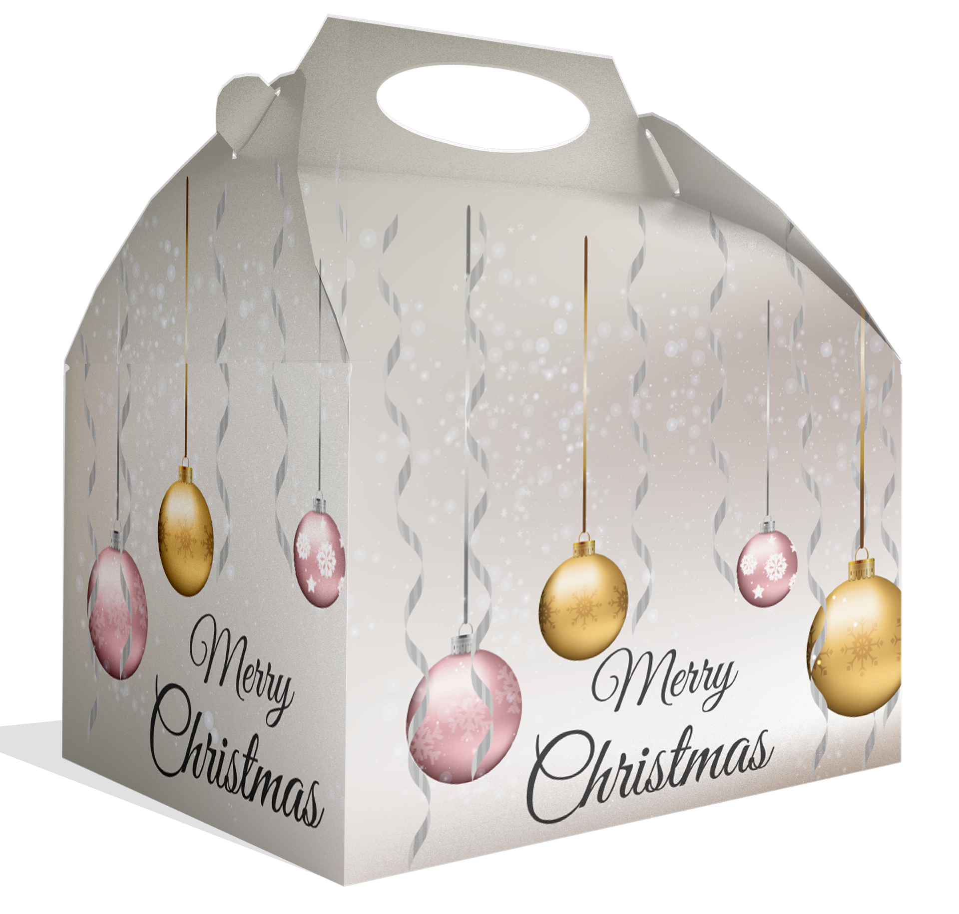 Boîte à boules de Noël 20 x 16 x 11 cm