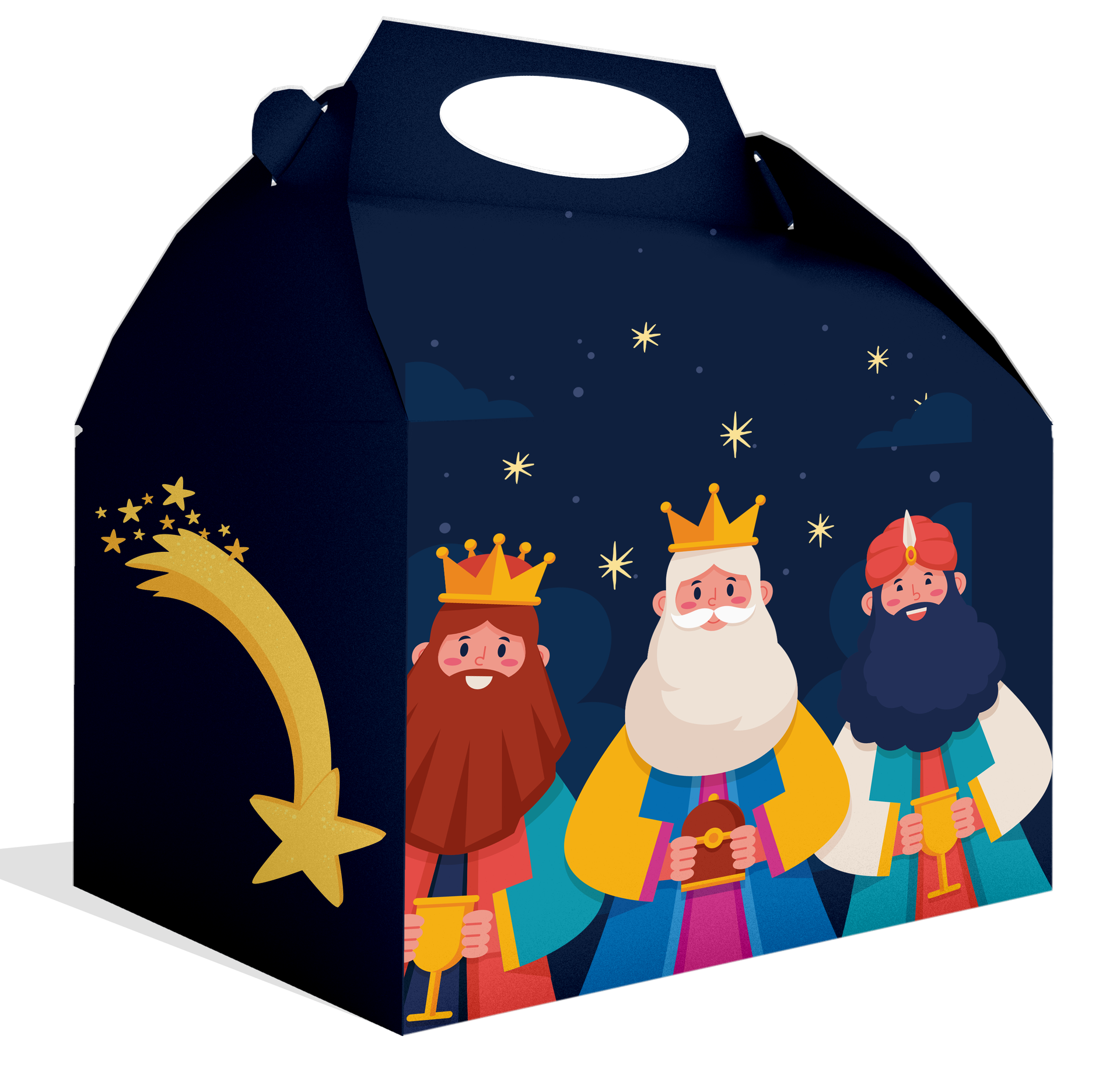 Coffret des Rois Mages 20 x 16 x 11 cm