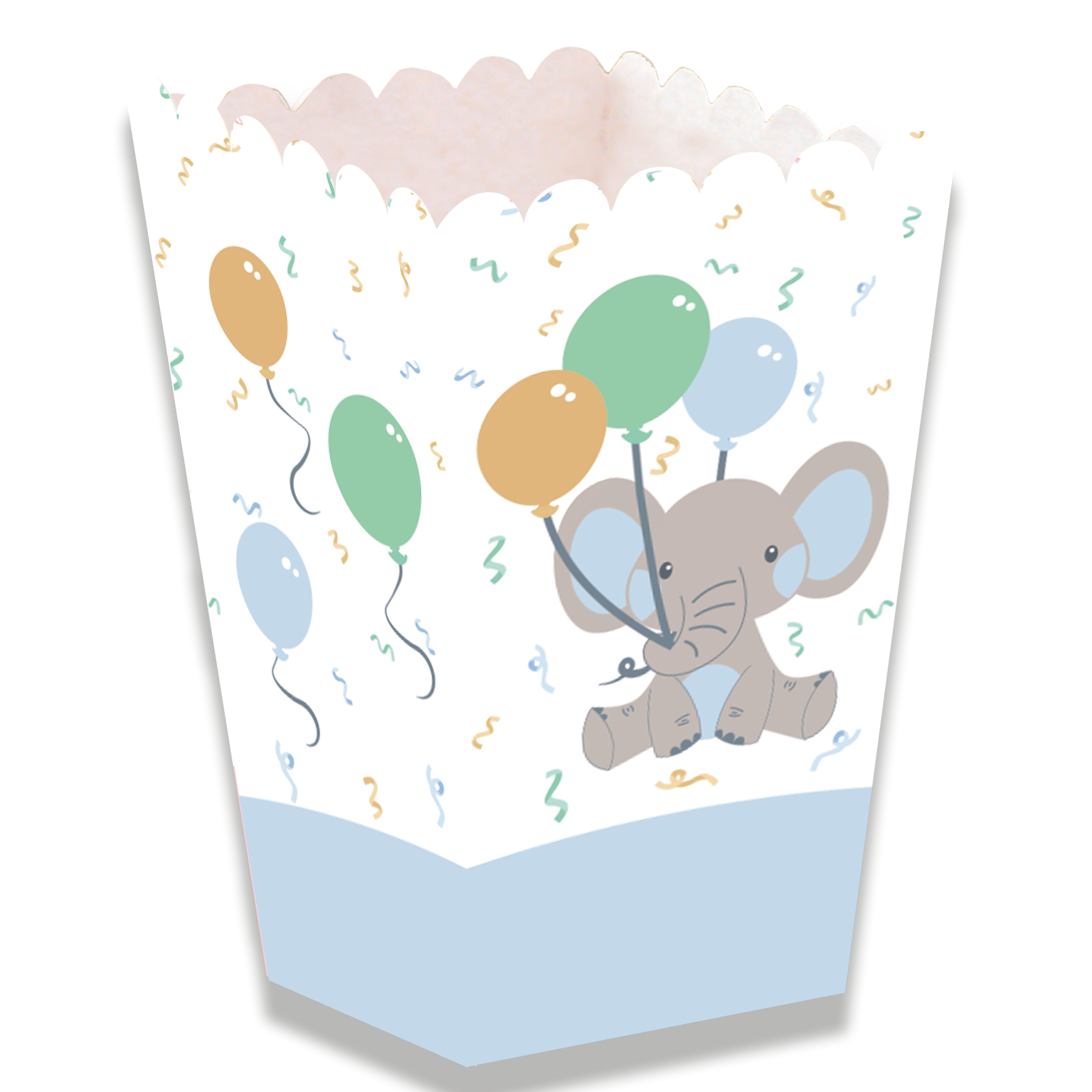 Boîte haute Blue Elephant 5 x 5 x 12 cm