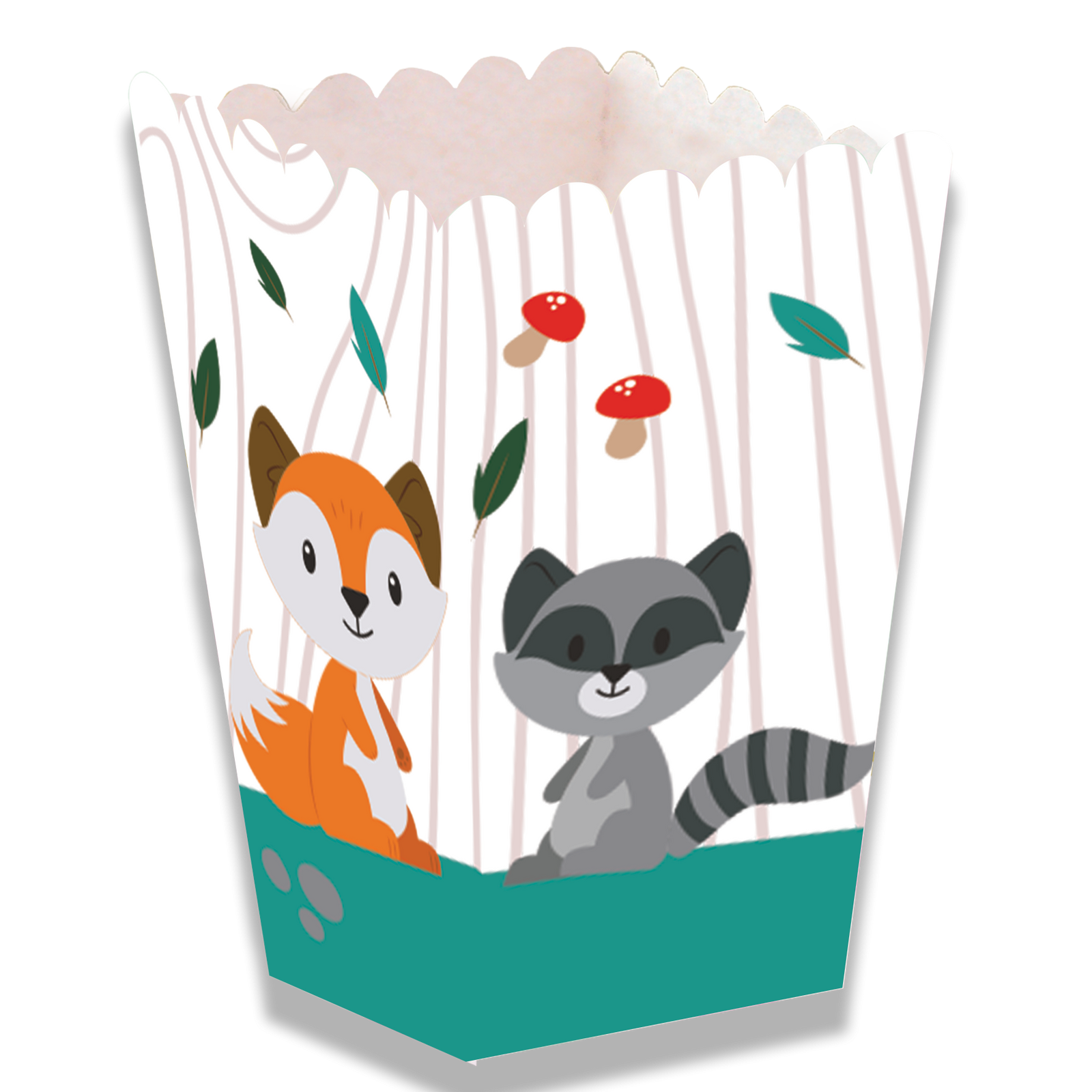 BOÎTE ANIMAUX DE LA FORÊT 5 x 5 x 12 cm