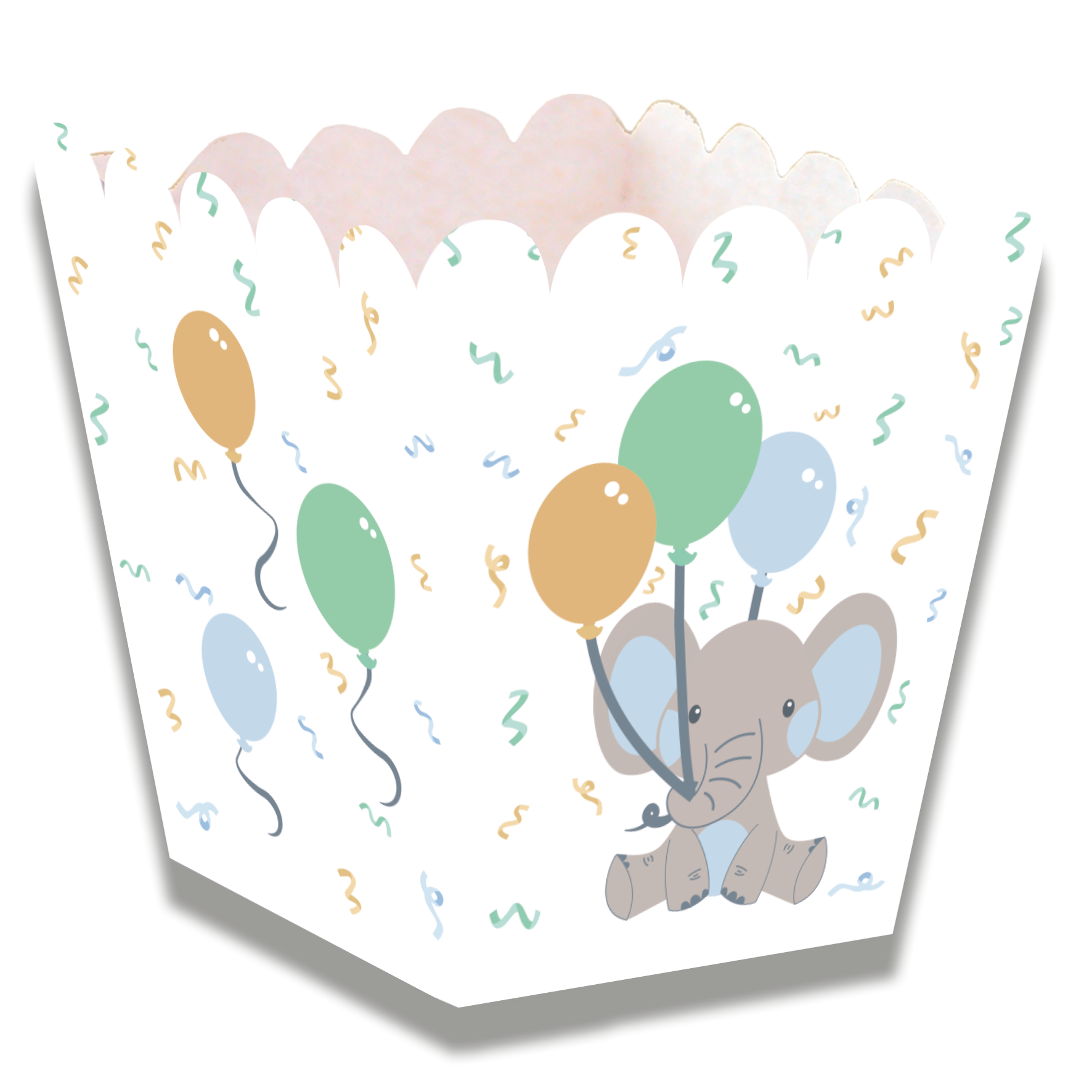 Boîte basse Blue Elephant 5 x 5 x 7 cm