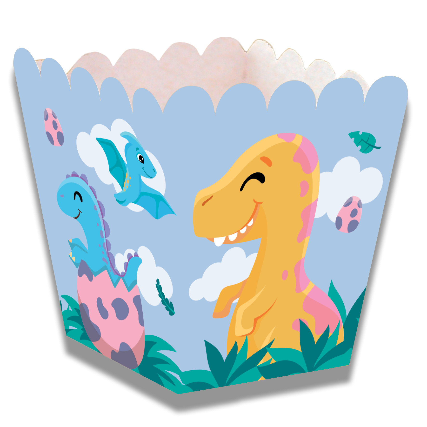 Petite boîte dinosaures rigolos 5 x 5 x 7 cm