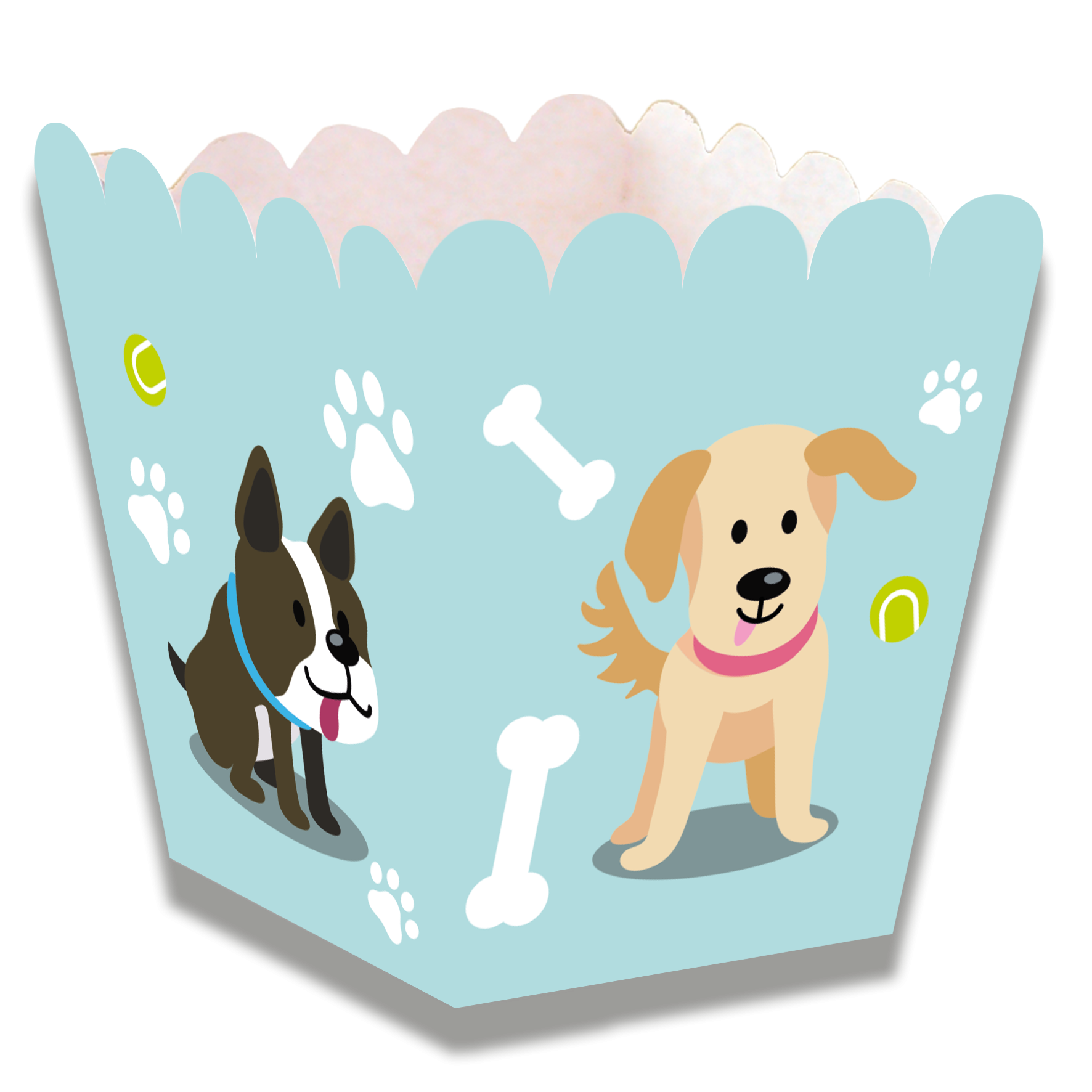 Boîte à fête Low Dog 5 x 5 x 7 cm