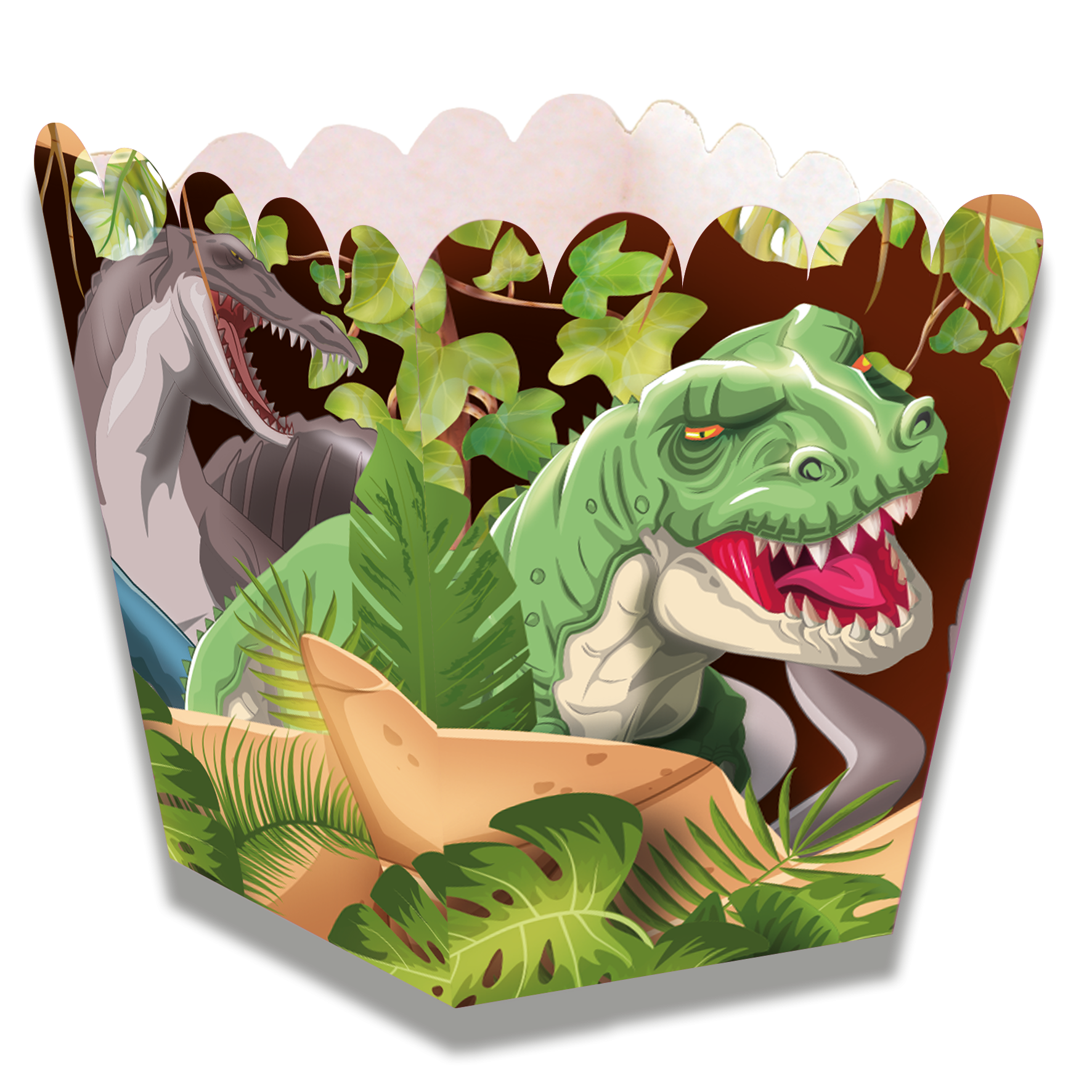 Boîte basse Jurassic Dinosaur 5 x 5 x 7 cm