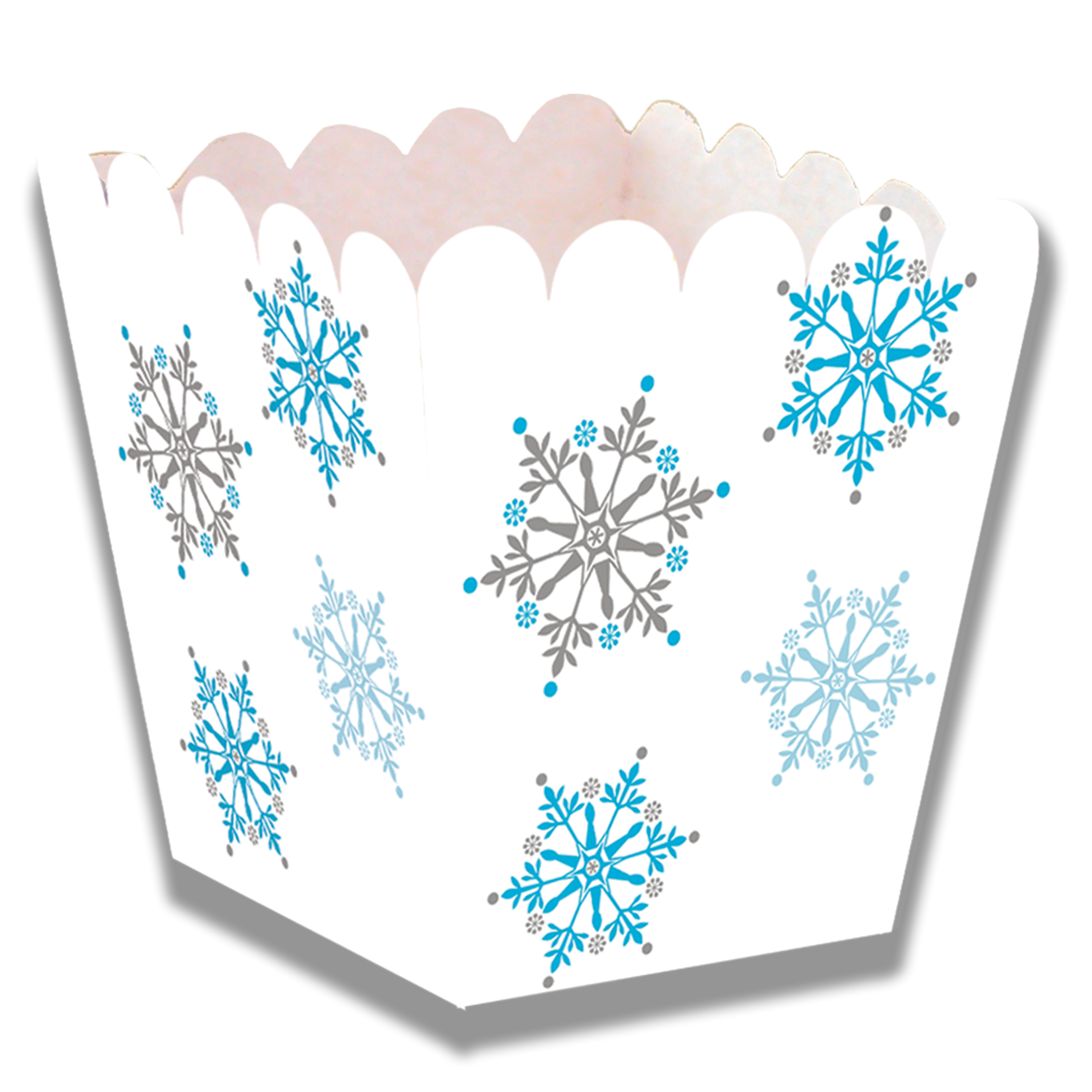 FLOCONDEURS DE NEIGE EN BOÎTE BAS 5 x 5 x 7 cm