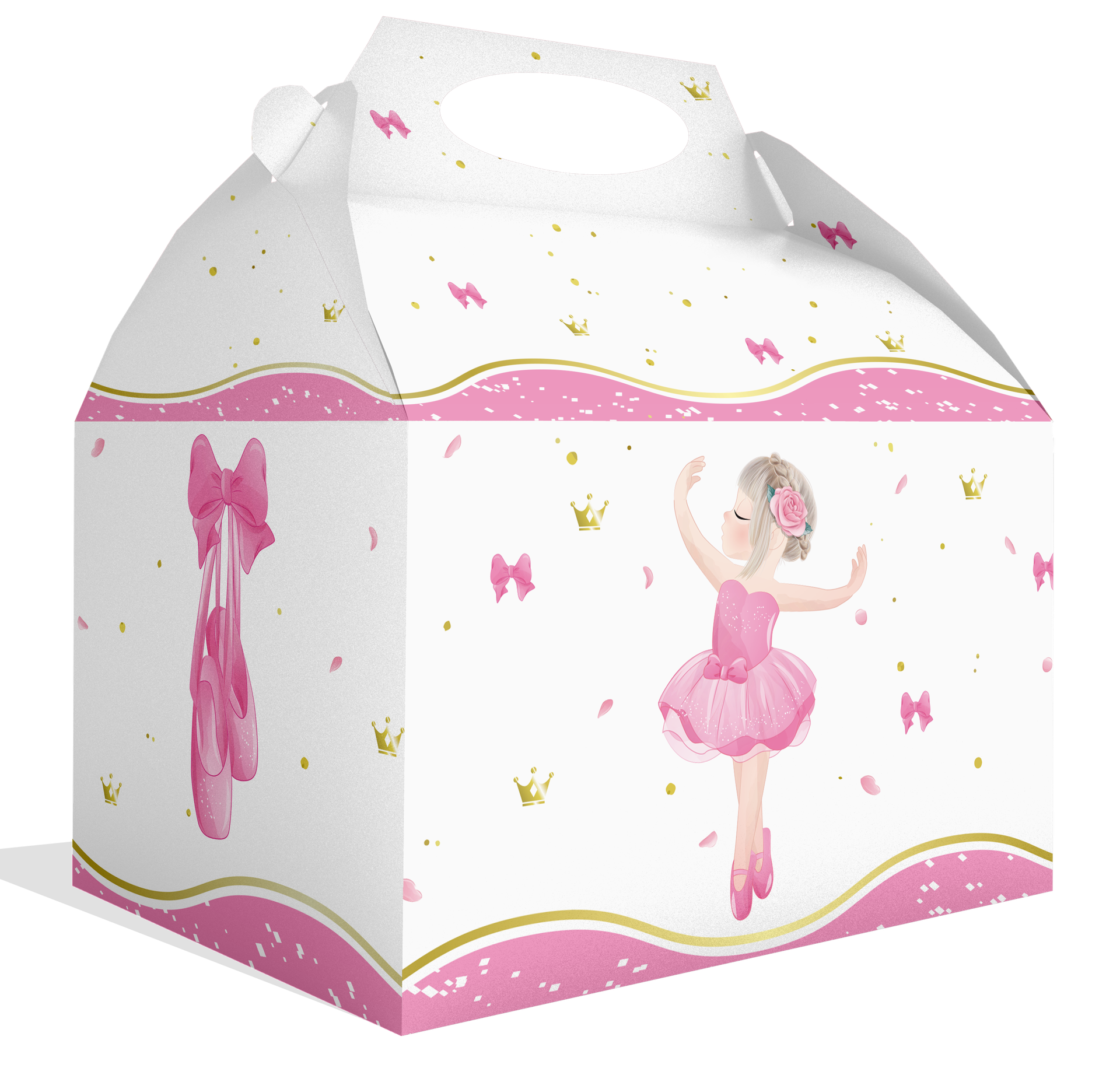 BOÎTE DE FÊTE DE BALLET 20 x 16 x 11 cm